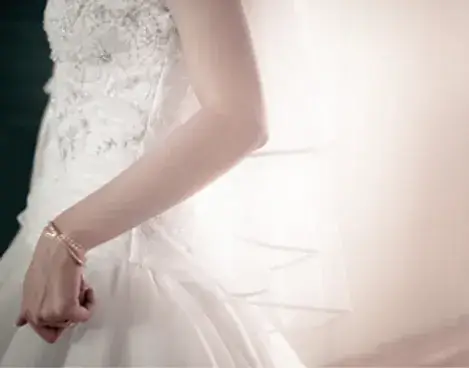 women in wedding dress